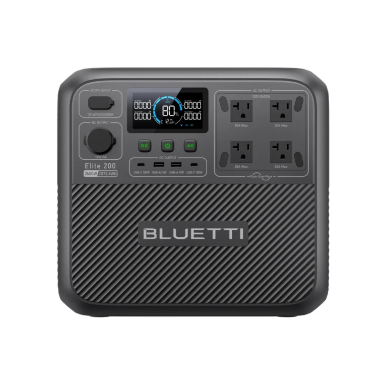 BLUETTI Elite 200 V2 portable power station, official product photo courtesy of BLUETTI