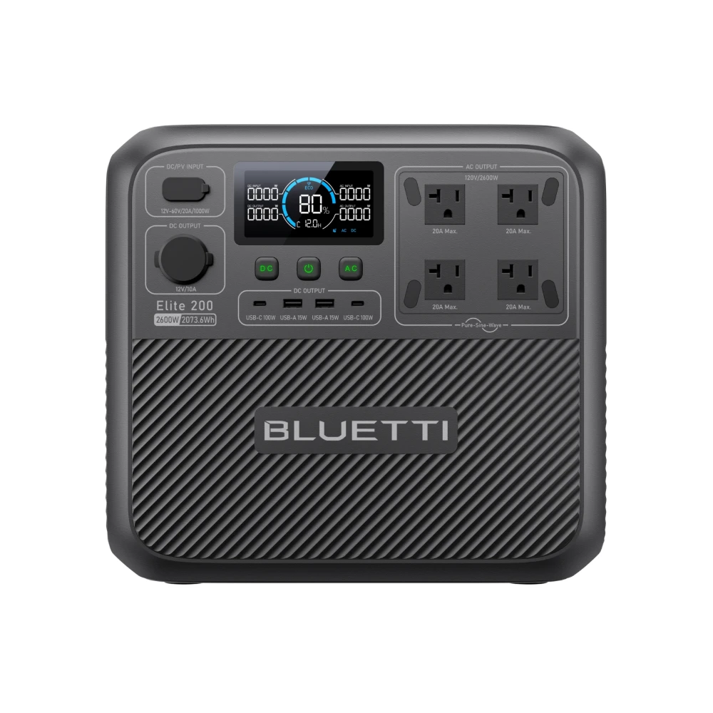 BLUETTI Elite 200 V2 portable power station, official product photo courtesy of BLUETTI