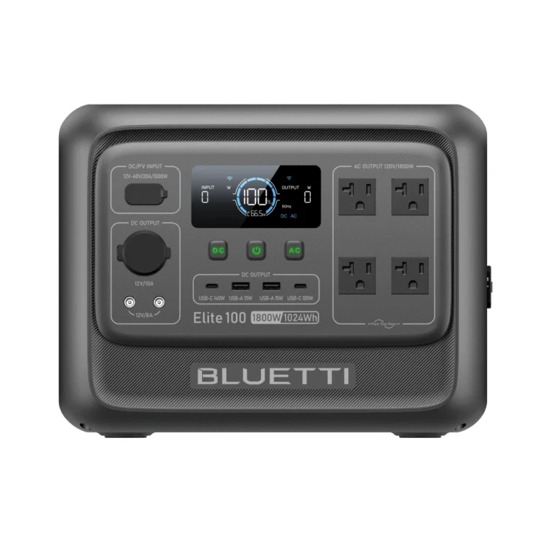 BLUETTI Premium 100 V2 portable power station, official product photo courtesy of BLUETTI (sold as Elite 100 V2 in the US)