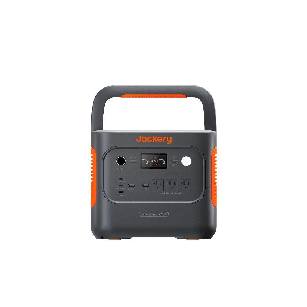 Jackery Explorer 2000 v2 portable power station, official product photo courtesy of Jackery